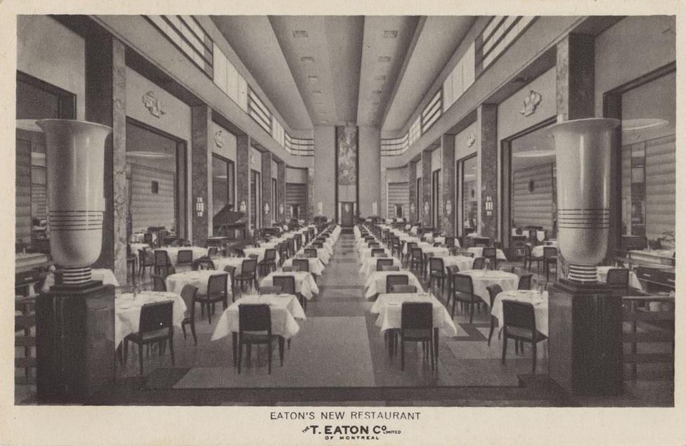 Eaton's Department Store 9th floor restaurant - Montreal, Canada - 1931.jpeg