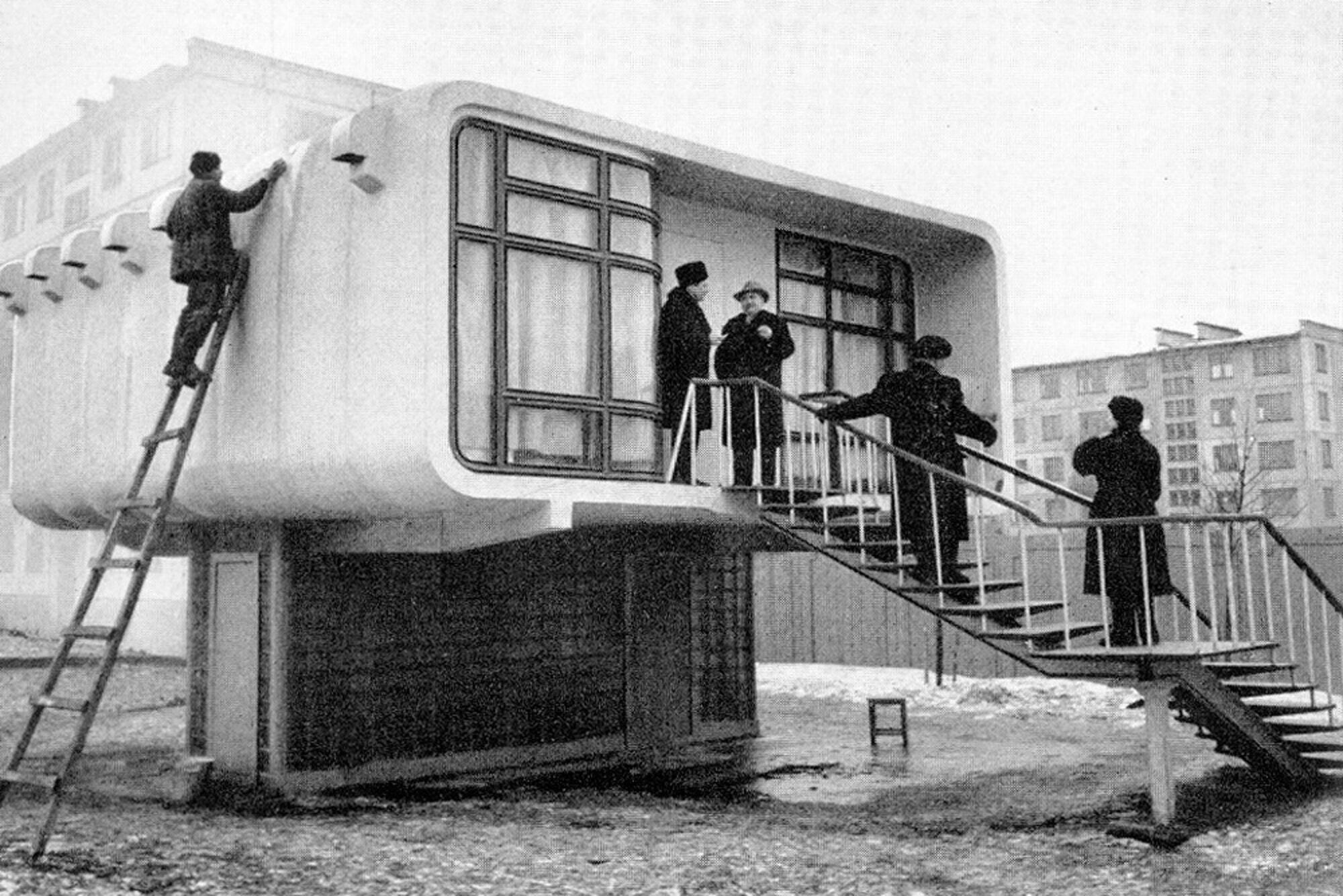 Soviet modular plastic house, Leningrad, 1960's.jpeg