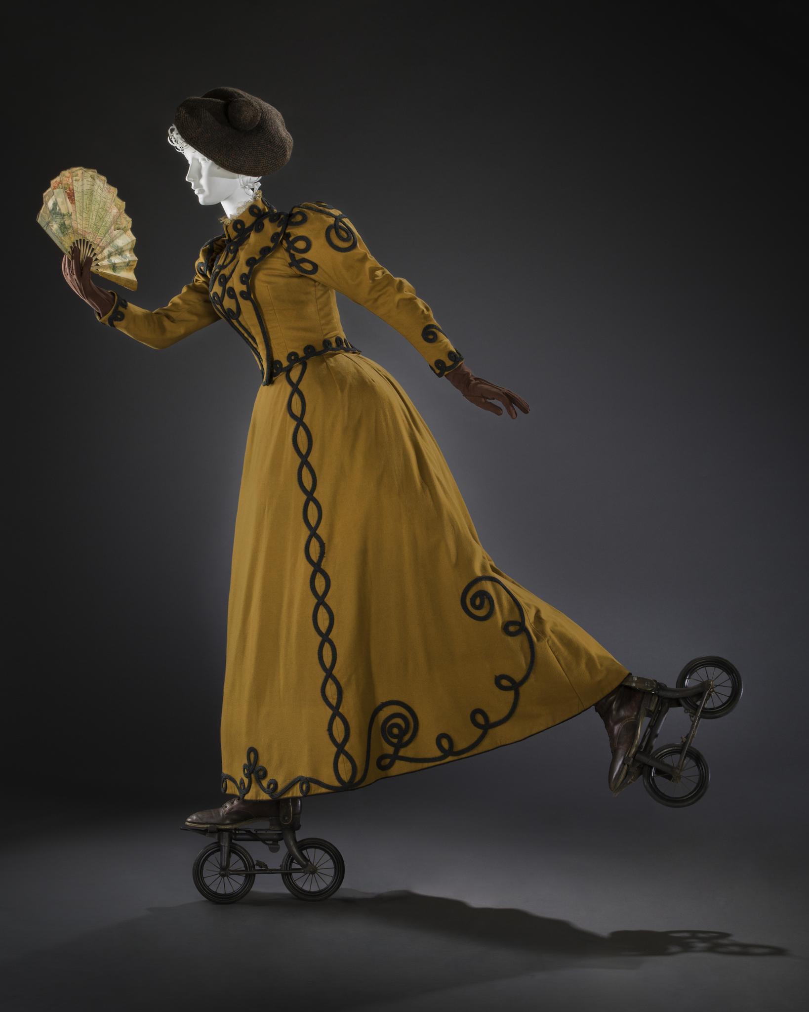 An inline skating outfit from the 1890s, FIDM Museum, Los Angeles.jpeg