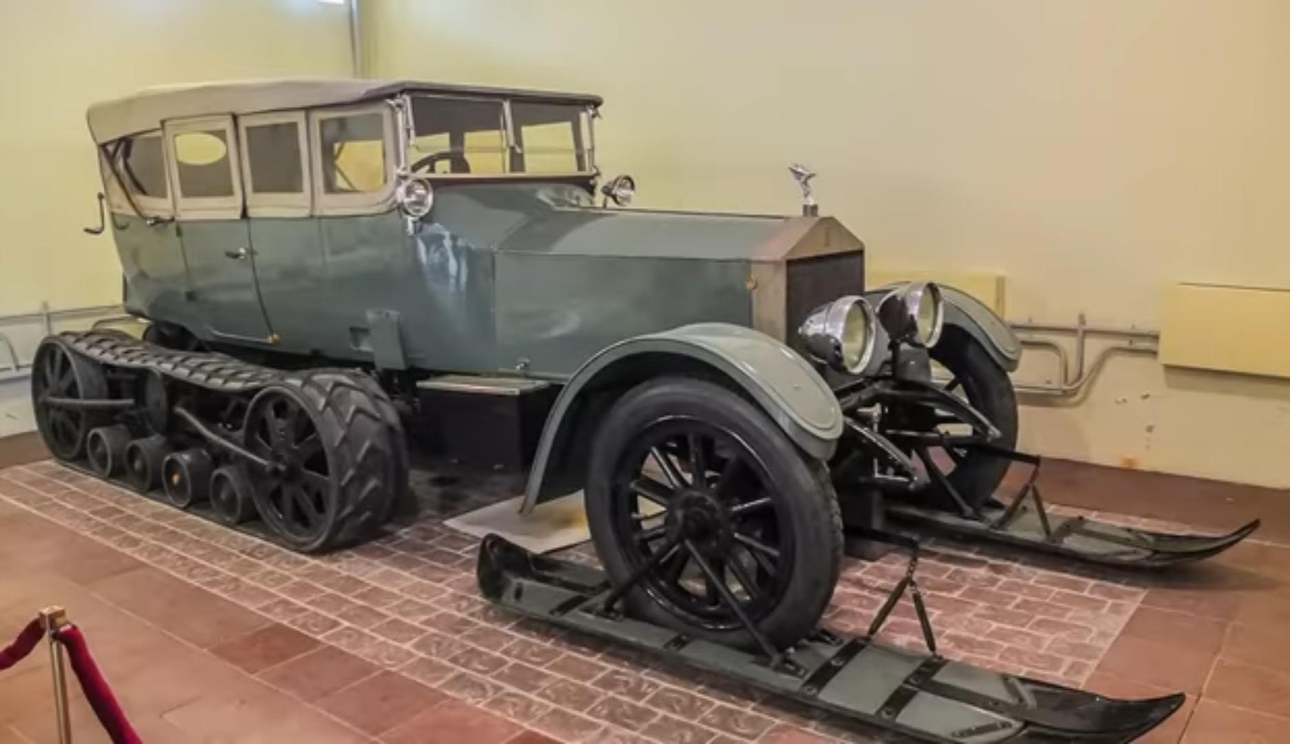 Vladimir Lenin's 1922 Rolls-Royce silver ghost which has been modified for driving in the harsh Russian winter.jpeg