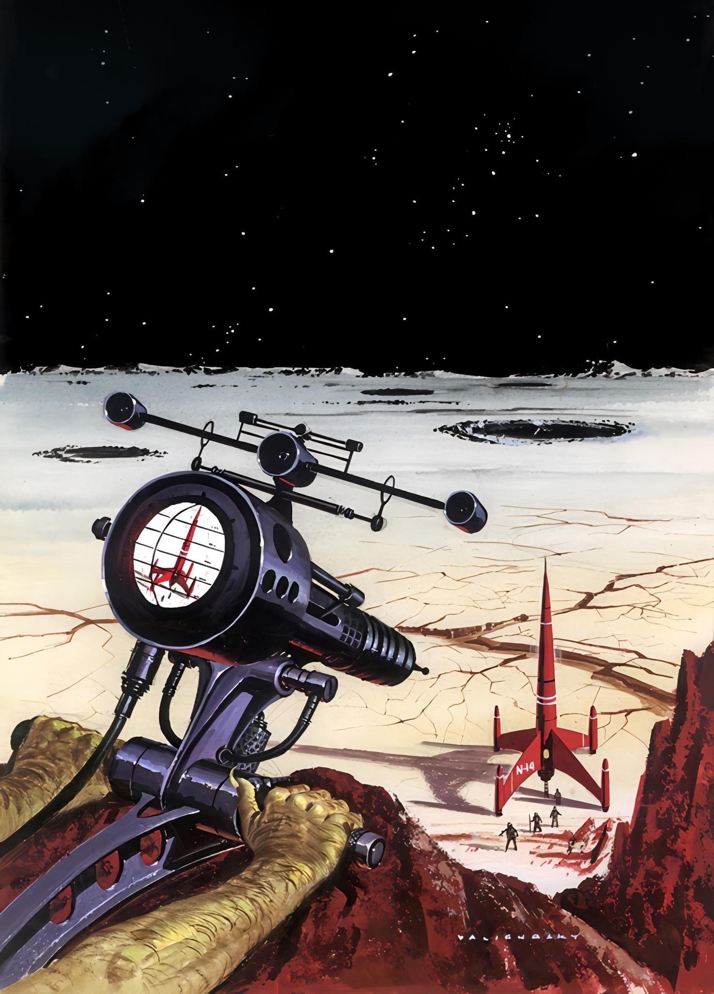 Hunter Patrol, Amazing Science Fiction magazine cover, May 1959.jpeg