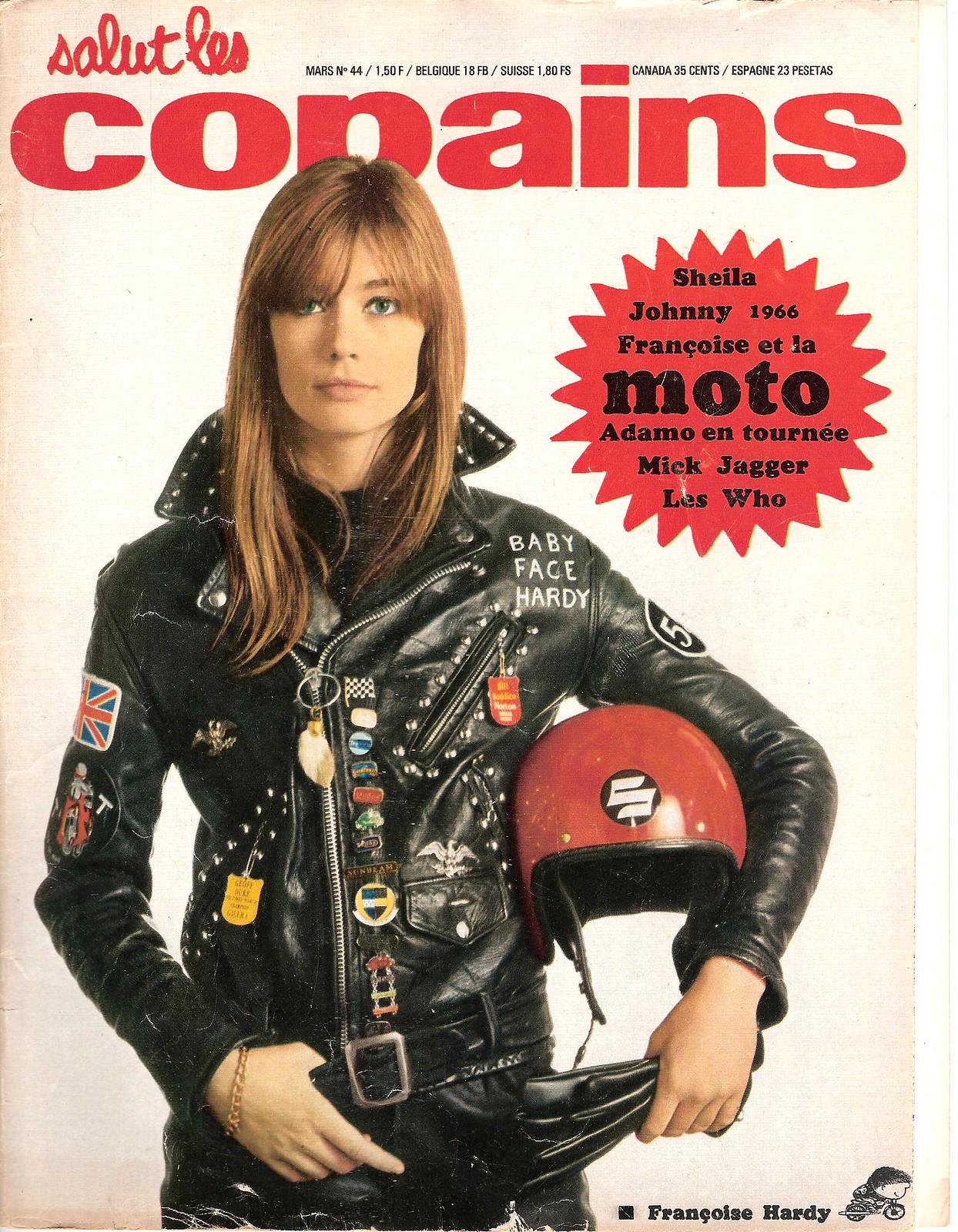 Francoise Hardy on the cover of a motorcycle magazine, 1966.jpeg