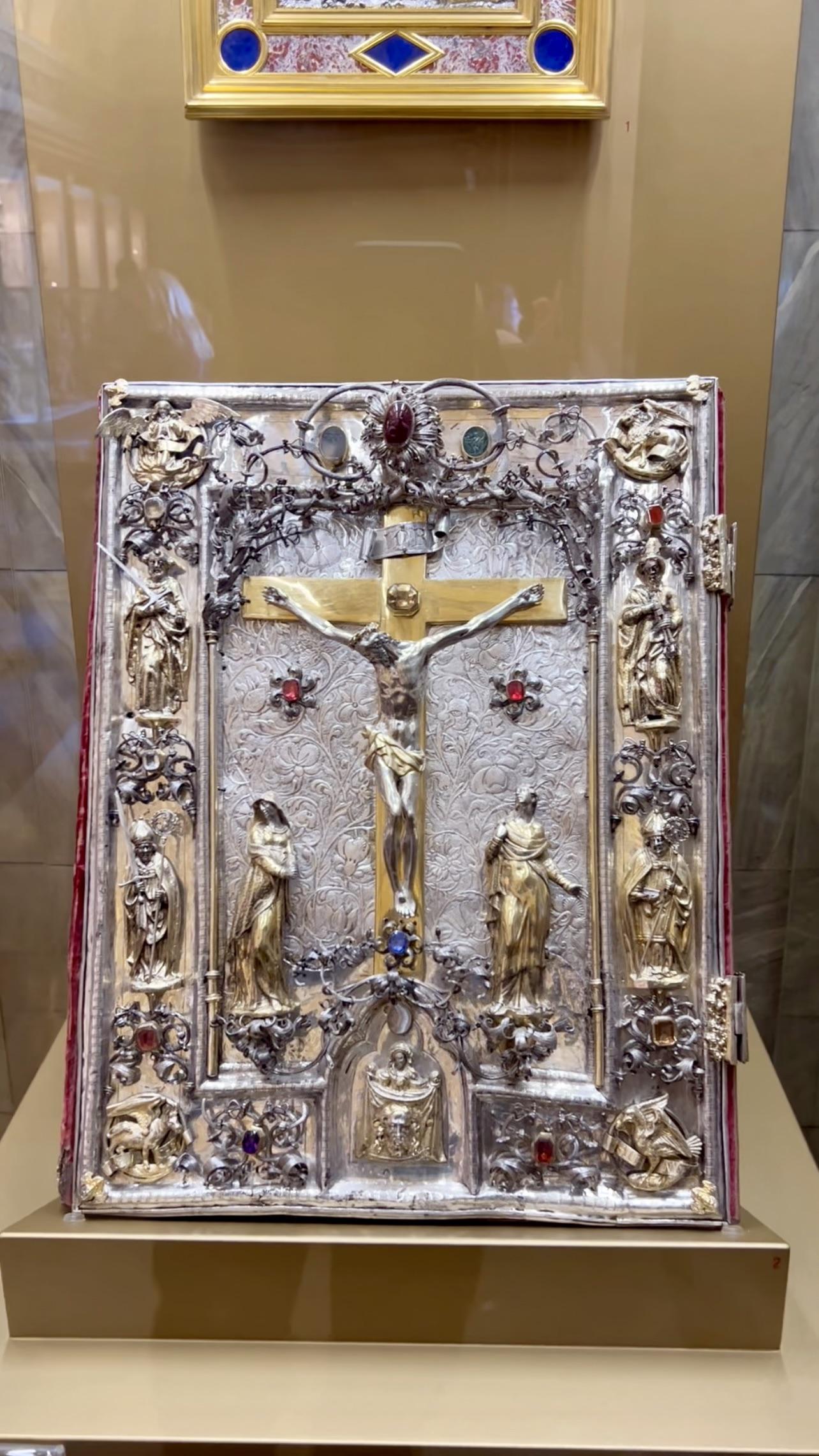 A 16th Century Bible held behind a glass case at The Vatican.jpeg