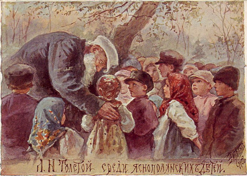 Елизавета Бём. Л.Н.Толстой среди яснополянских детей.jpg