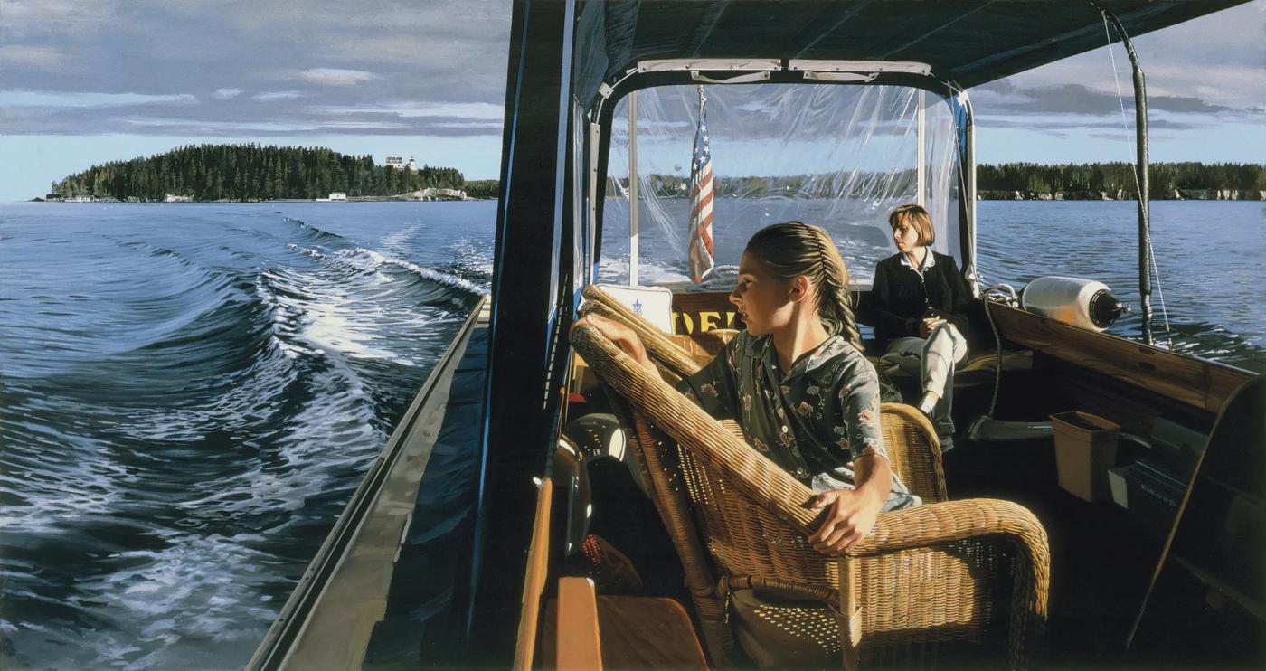 Richard Estes, Water Taxi, 1999.jpeg