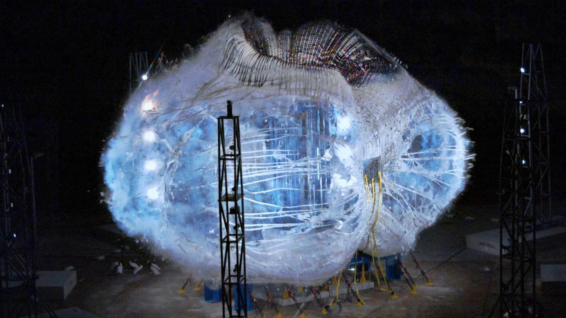 Sierra Space's first full-scale burst test of its space habitat in January 2024, for a future space station complex led by Blue Origin that is scheduled to fly in 2030.jpeg