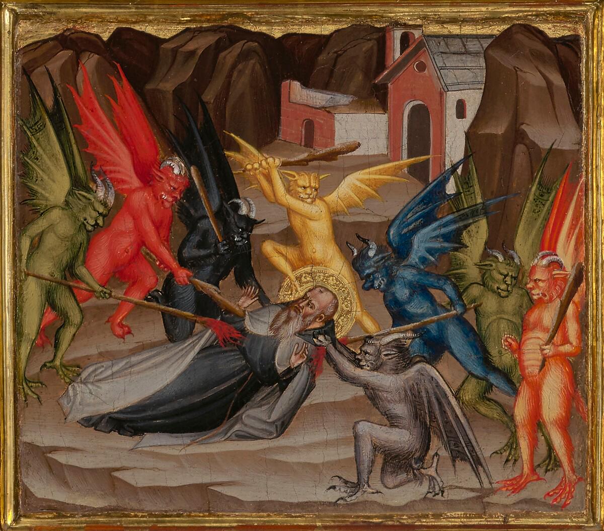 Panel from Cenni di Francesco di Ser Cenni's polyptych Coronation of the Virgin and Saint (Cir 1390s).jpeg