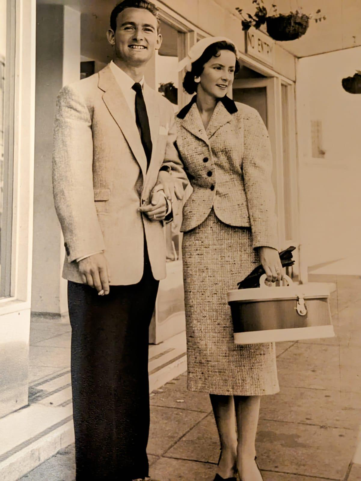 My grandparents going on their honeymoon in the 50s looking like movie stars.jpeg
