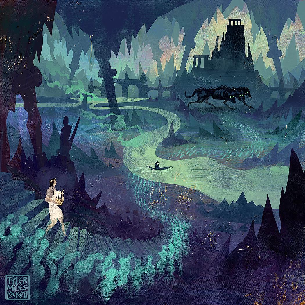 Tyler Miles Lockett, Chthonic Descent (#4 in my Orpheus and Eurydice series).jpeg