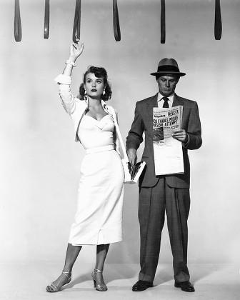 Richard Widmark and Jean Peters in a publicity still for Sam Fuller's Pickup on South Street (1953).jpeg
