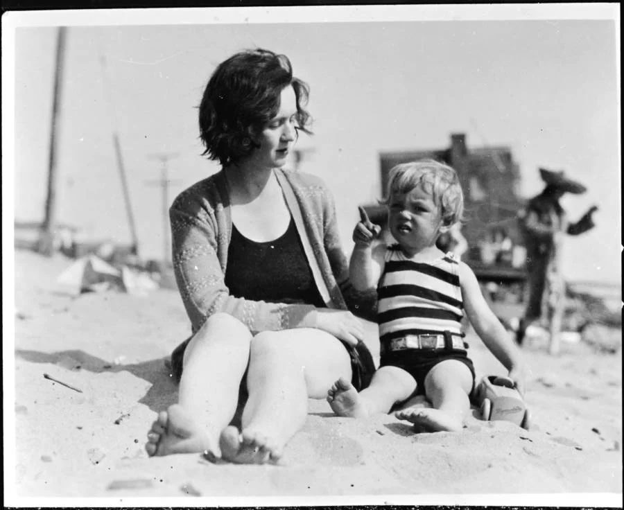 Norma Jeane Mortenson with her mother, Gladys Baker. California. 1929.jpg