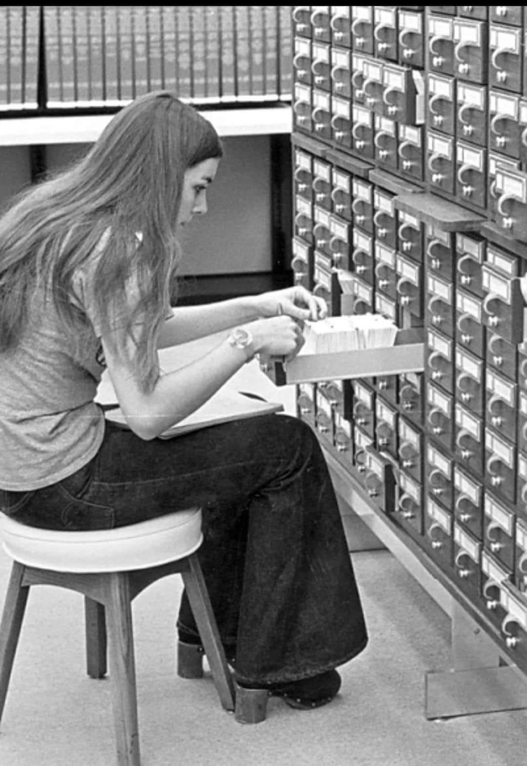 Using the Card Catalog at the library, 1970s.jpeg