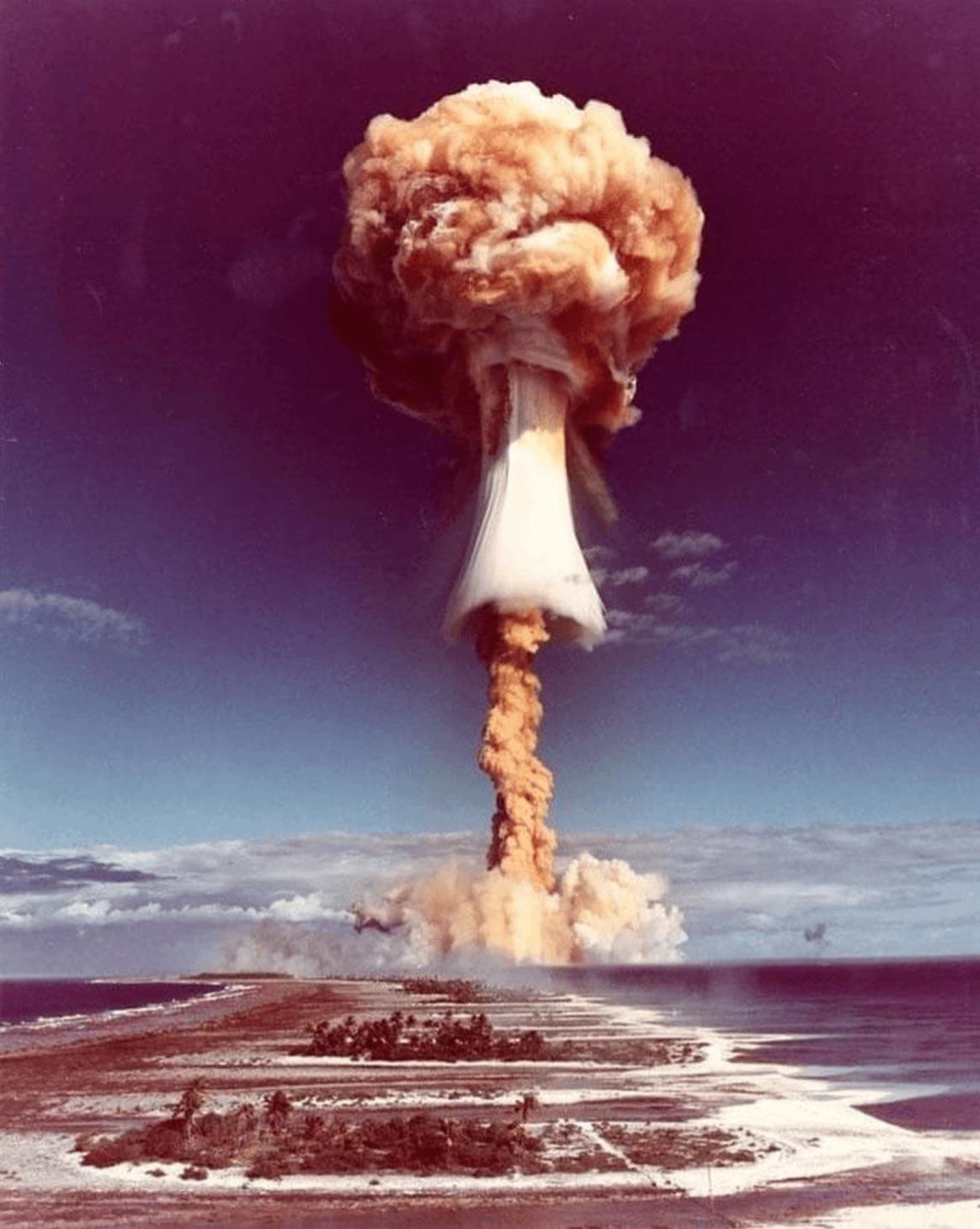 French nuclear test at the Mururoa atoll in French Polynesia, 1971.jpeg