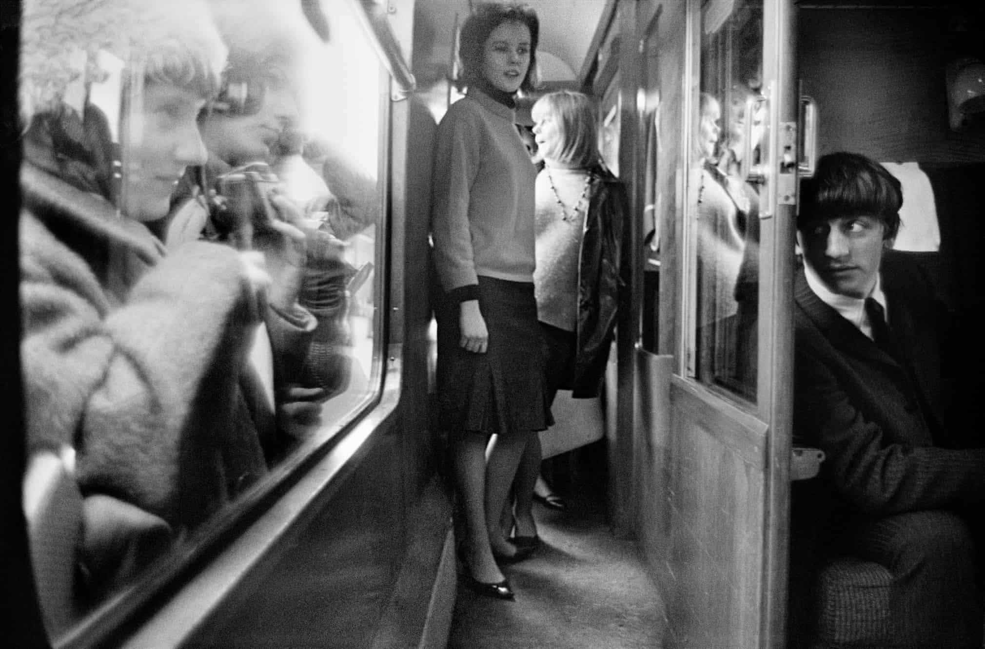 Ringo Starr on the train during the filming of A Hard Day’s Night, UK, David Hurn, 1964.jpeg