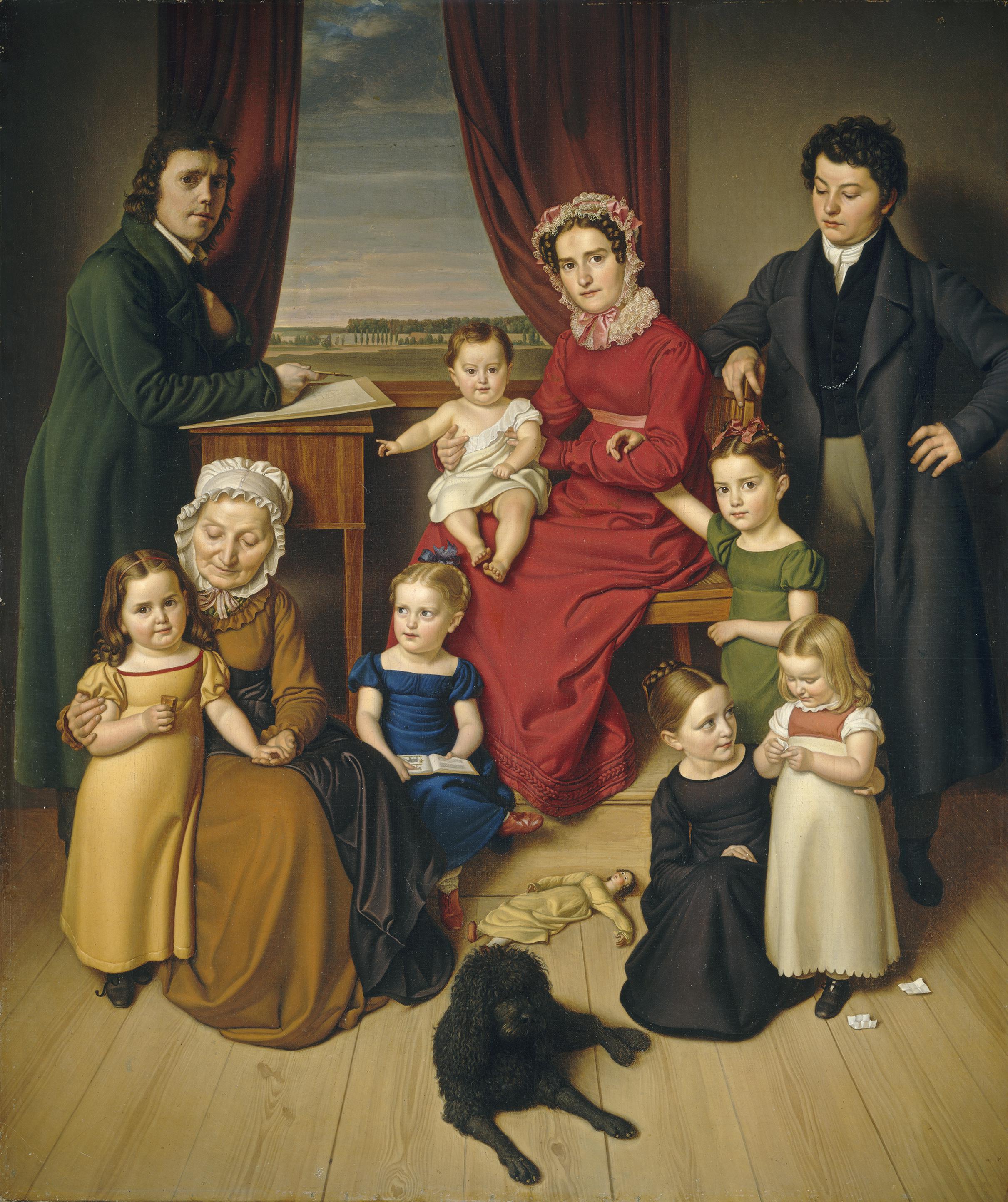Unknown German Painter - An Artist and his Family (c.1830).jpeg