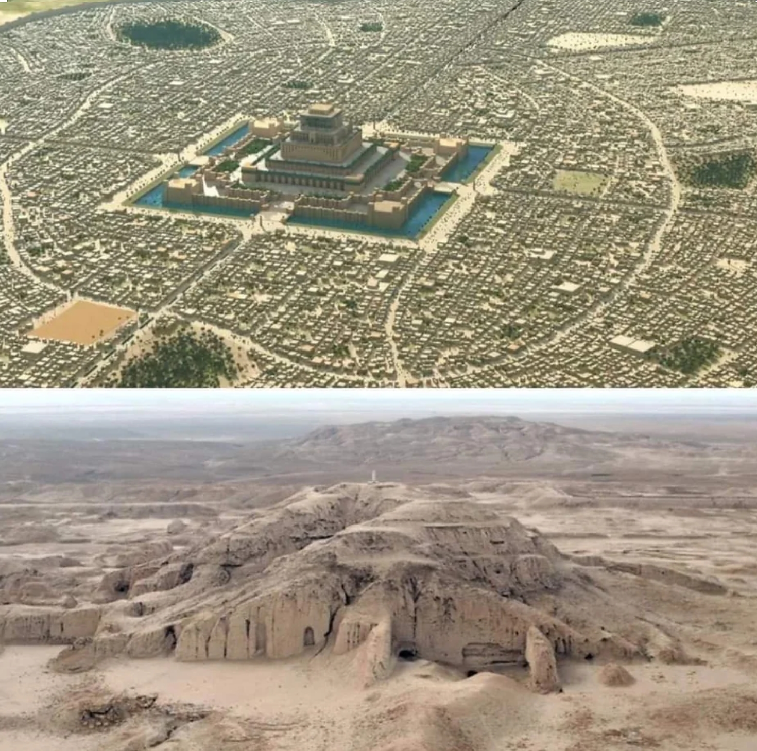 Sumerian city of Uruk, considered first civilized city in the world 6500-4000 BC..jpg