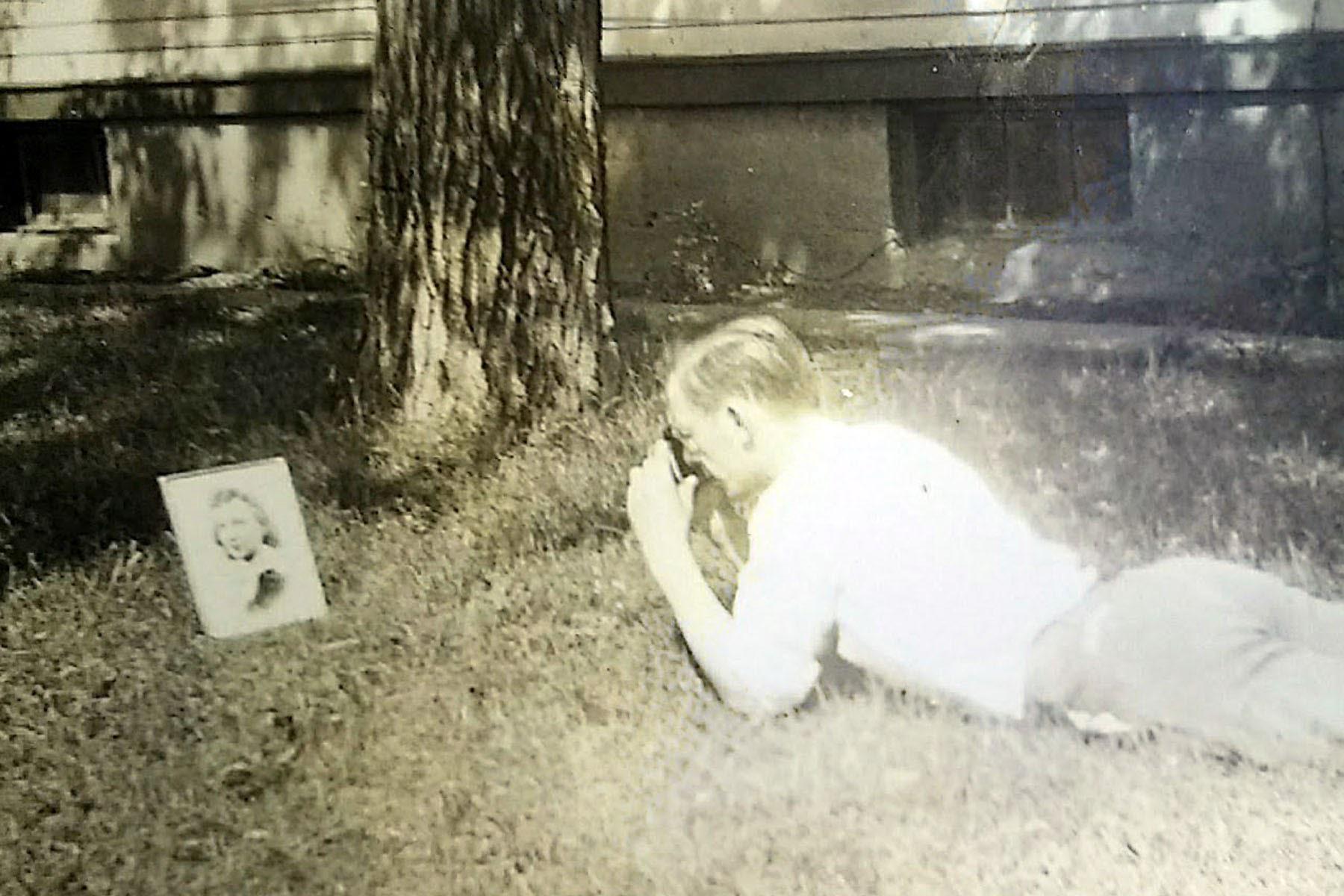 My grandfather before leaving for WWII in 1941. He wanted to take a picture of my grandmother with him. Not sure who was taking the picture of the picture-taking.jpeg