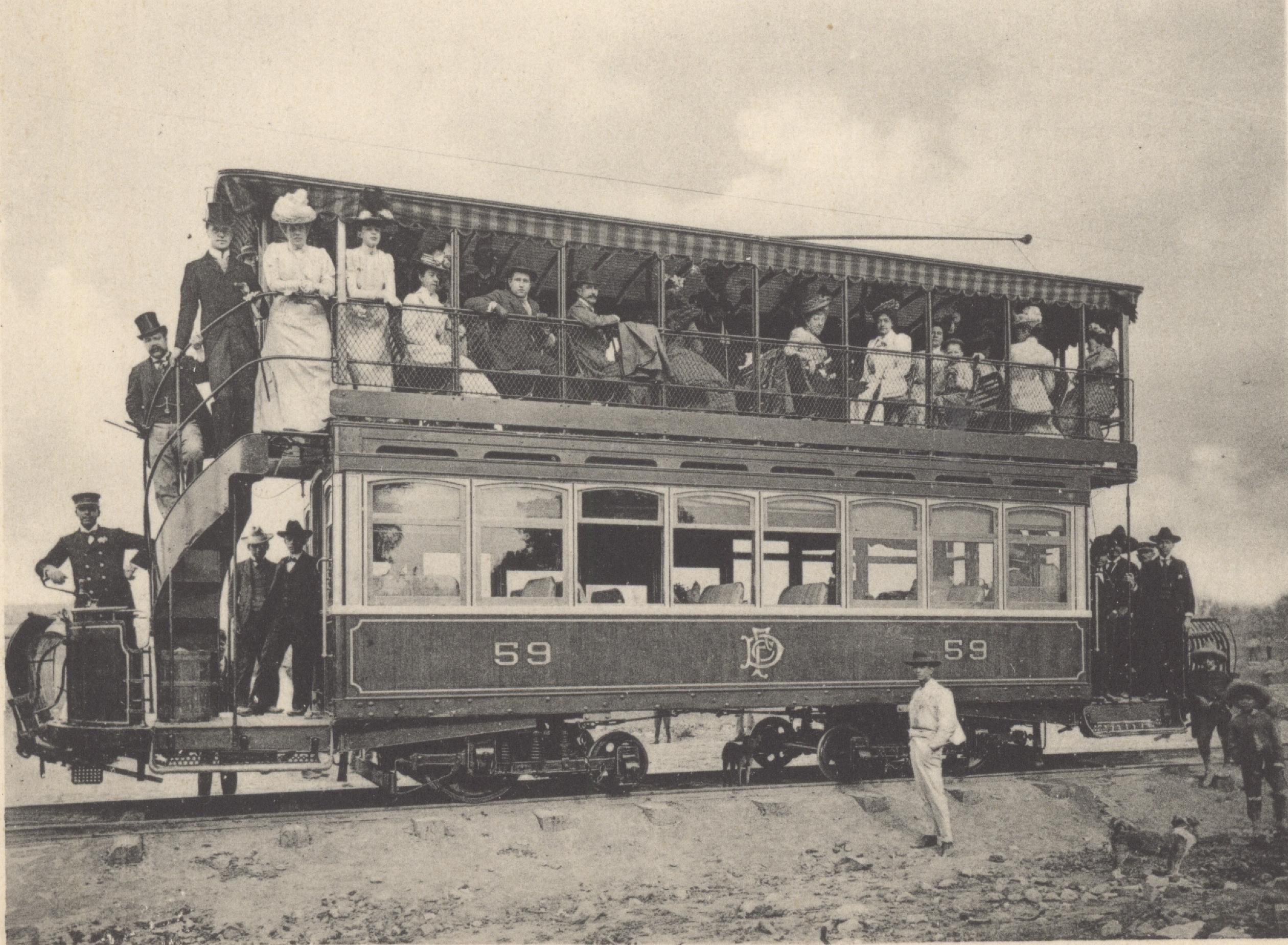 Mexico, early XX century (1900s), double deck electric rail car.jpeg