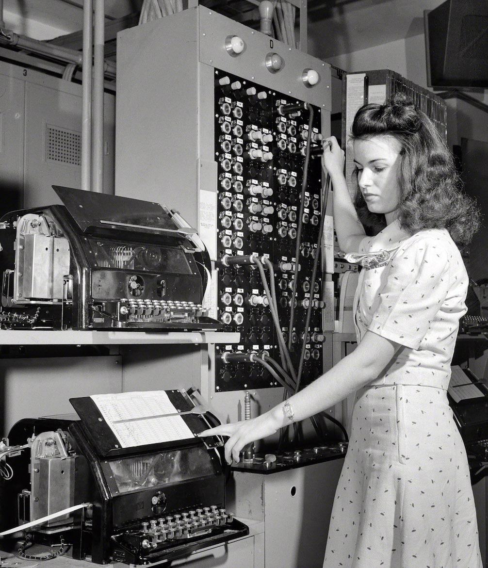 Western Union Telegraph switching office, Washinton DC...1943.jpeg