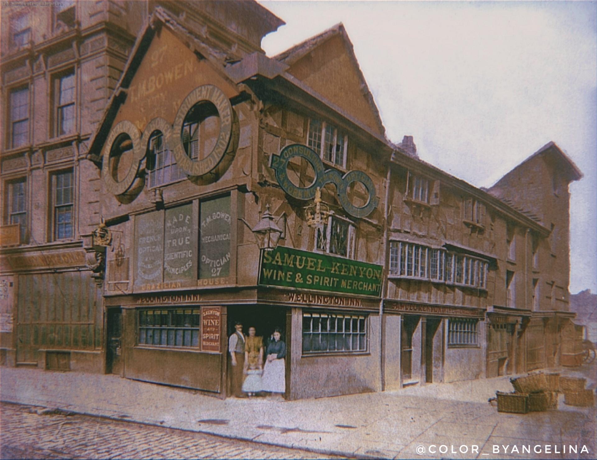 1870s, Manchester, Old Shambles, Wellington Inn.jpeg