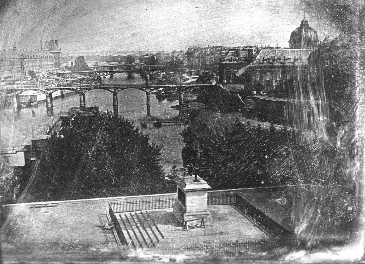 Early Photograph from Point Neuf, Paris, 1836.jpeg