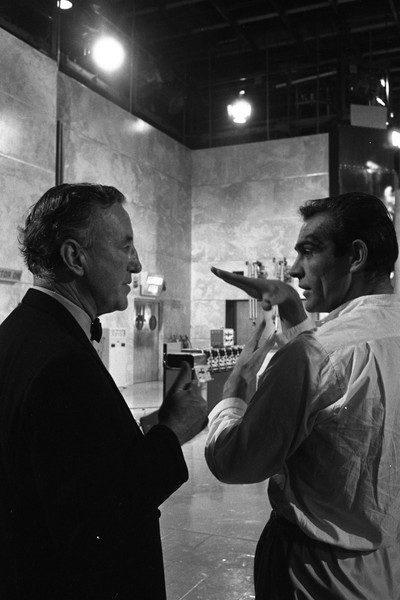 Ian Fleming and Bond, James Bond on the set of Dr. No (1962).jpeg