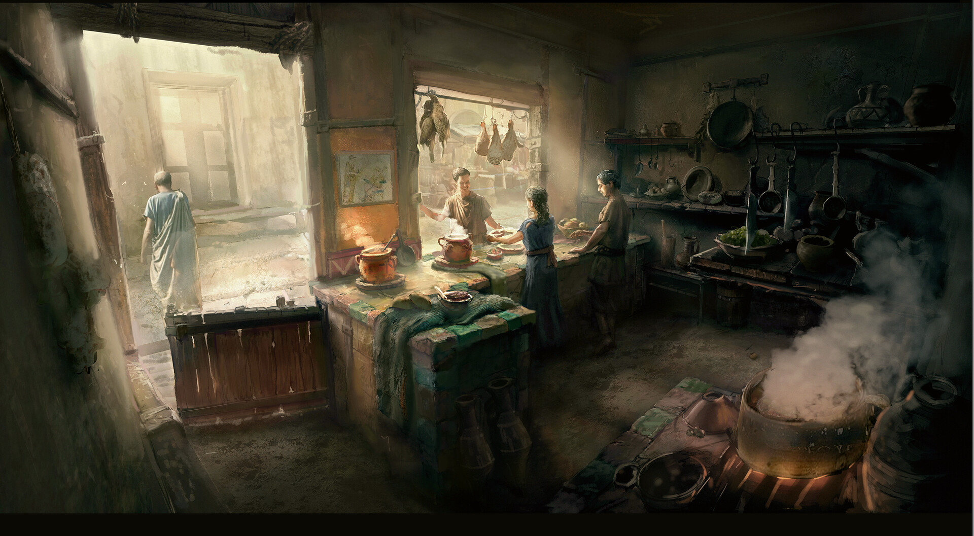 Ancient Rome Domus Kitchen by Linfeng Dai.jpg
