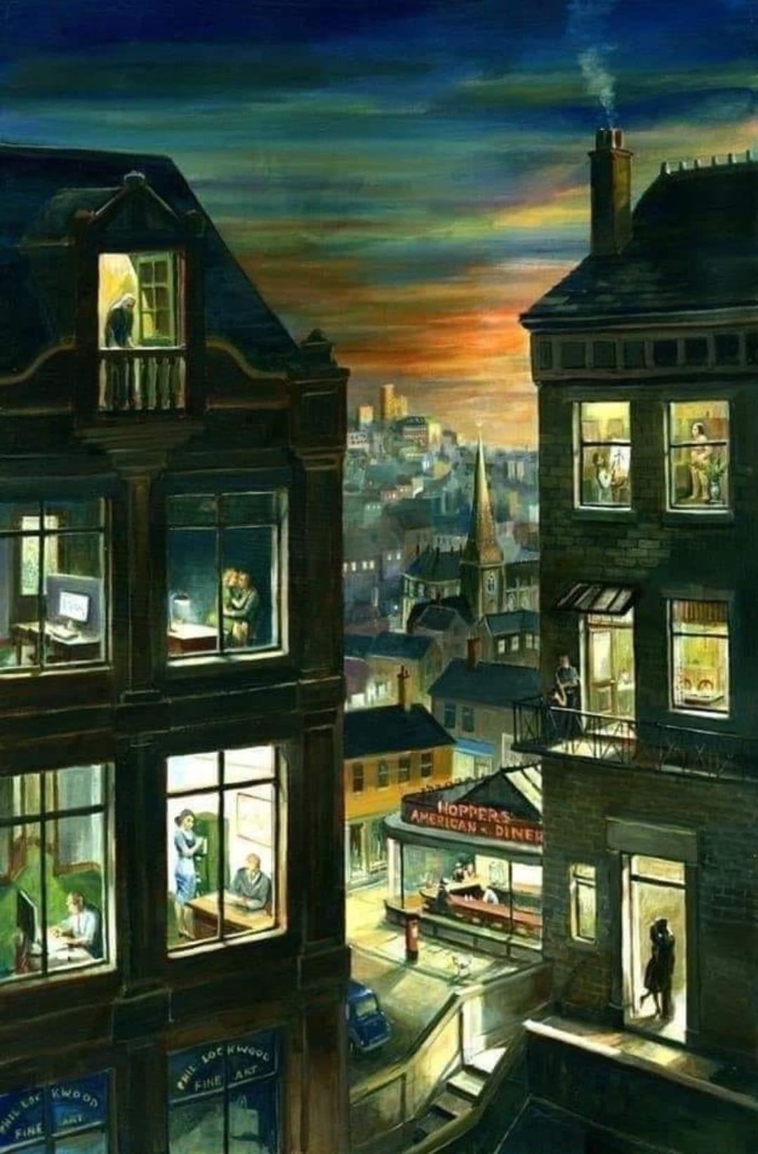 Phil Lockwood, The Office at Night, 2012.jpeg