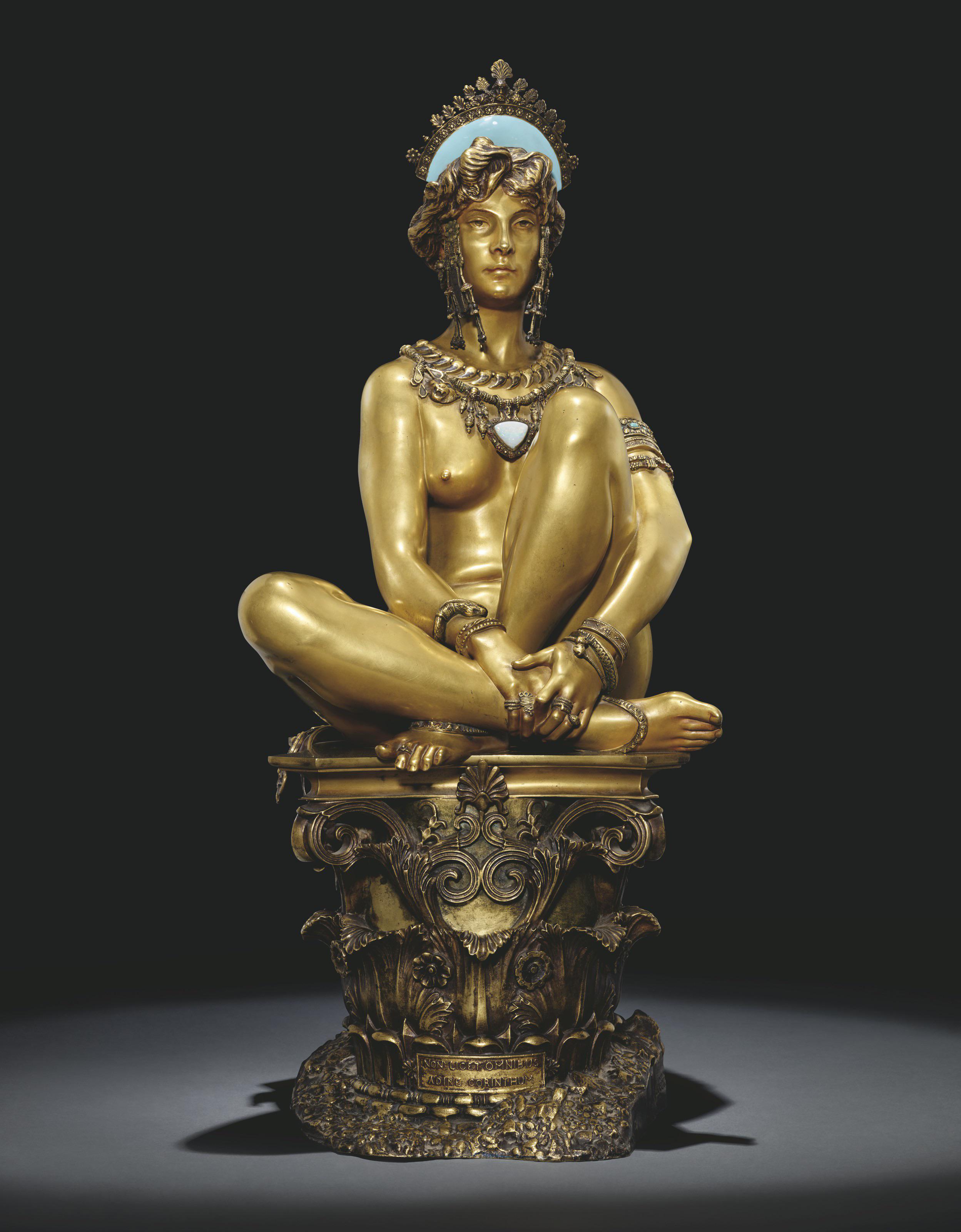 Corinthe. Jean-Léon Gérôme. Gilt-bronze and opal. c.1870.jpeg