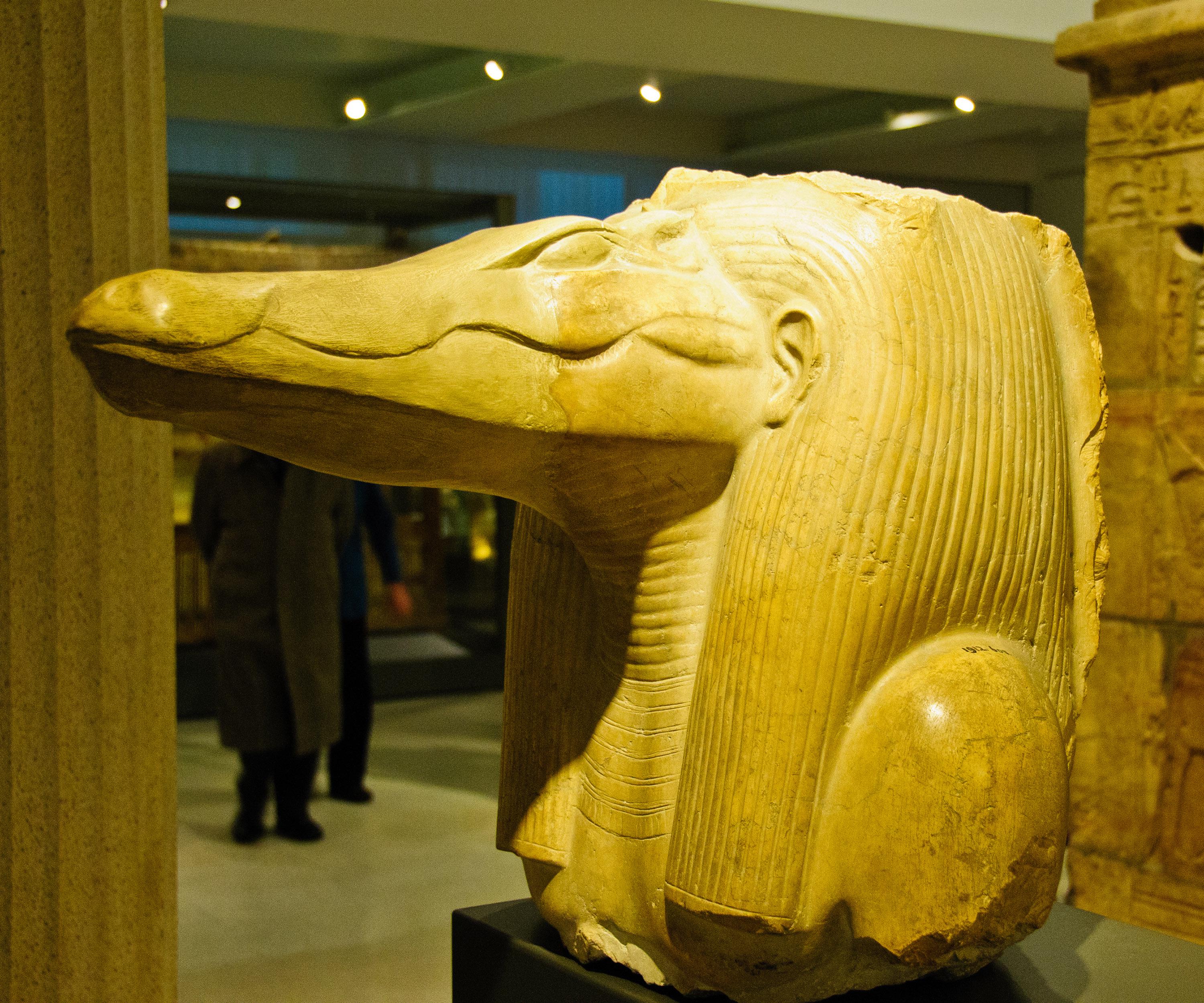 Sculpture of the god Sobek. Egypt, Middle Kingdom, 1859-1802 BC.jpeg