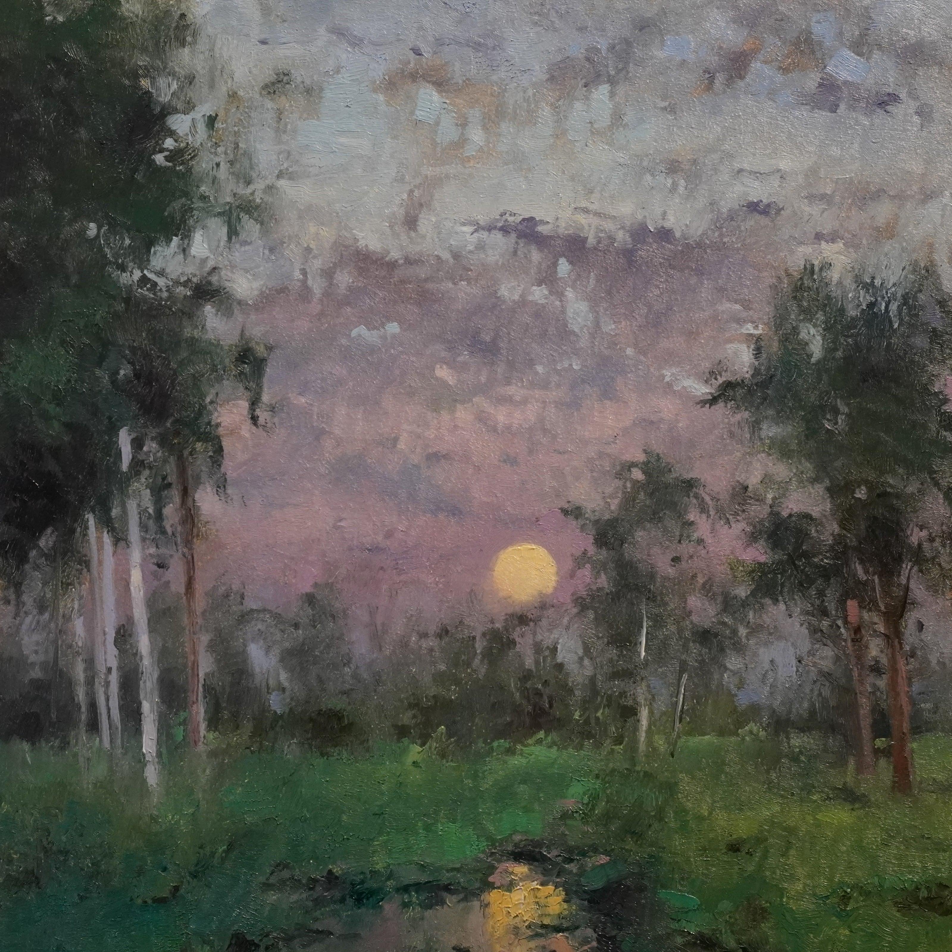 At the Twilight, Mustapha Yasir, Oil, 2024.jpeg