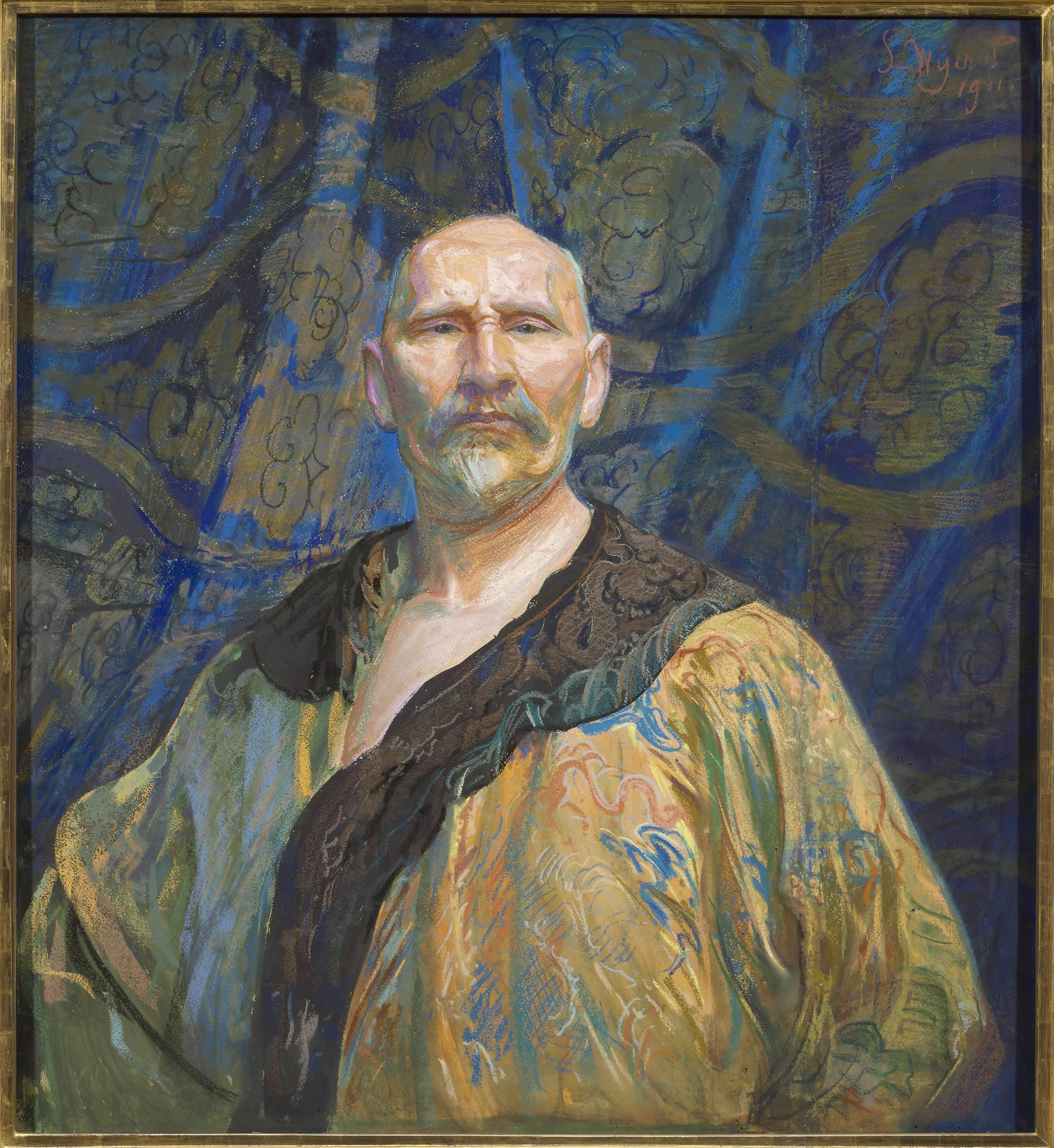 Leon Wyczołkowski - Self-Portrait in a Chinese longpao (1911).jpeg