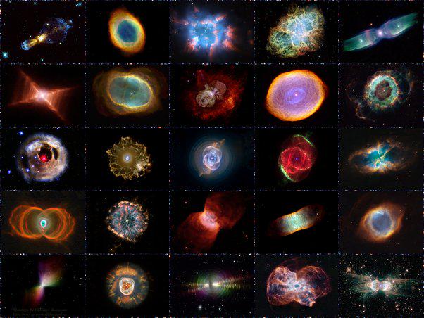 A selection of nebulae and nebulas, a Hubble telescope sampler.jpeg