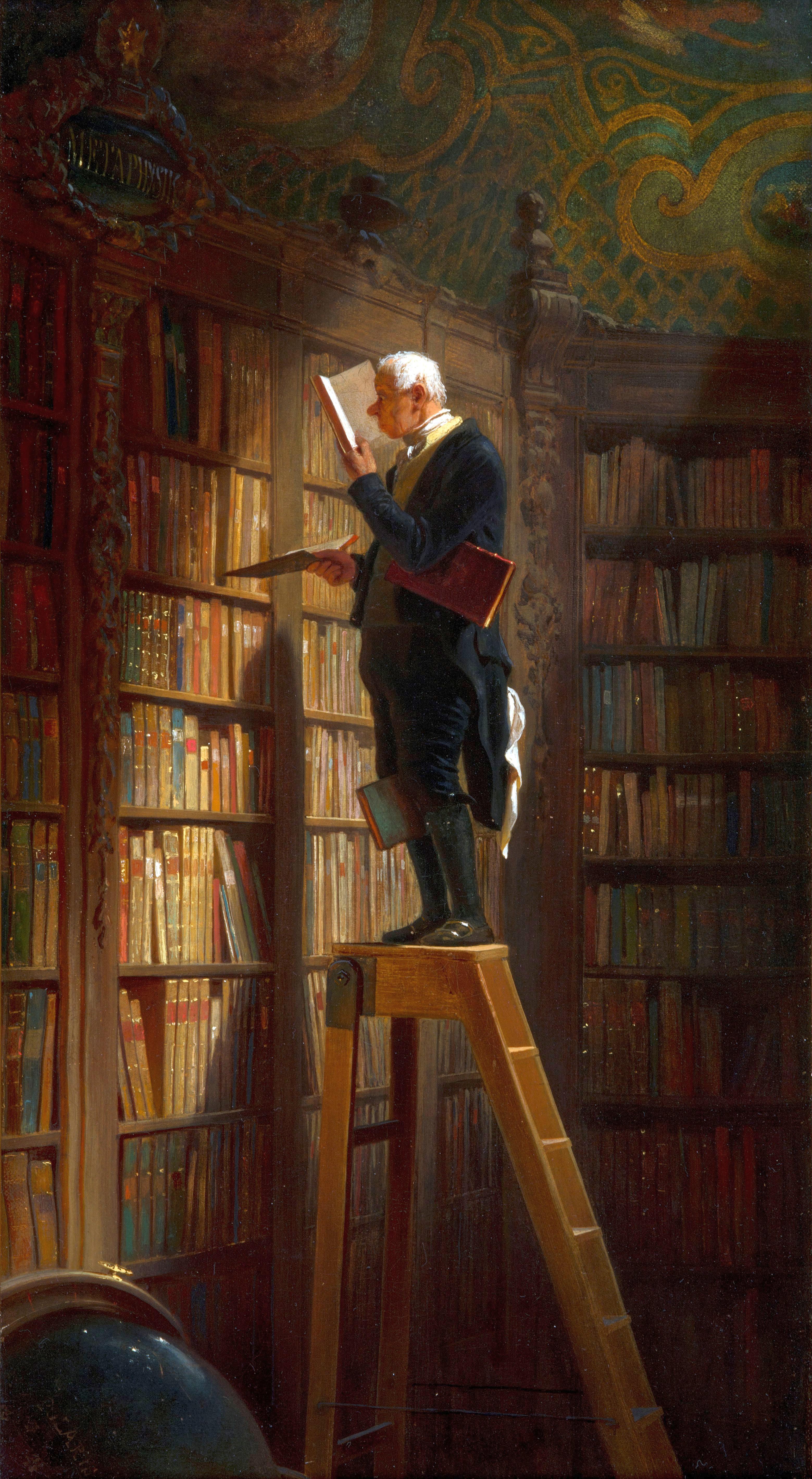 Carl Spitzweg - The Bookworm (c. 1850).jpeg