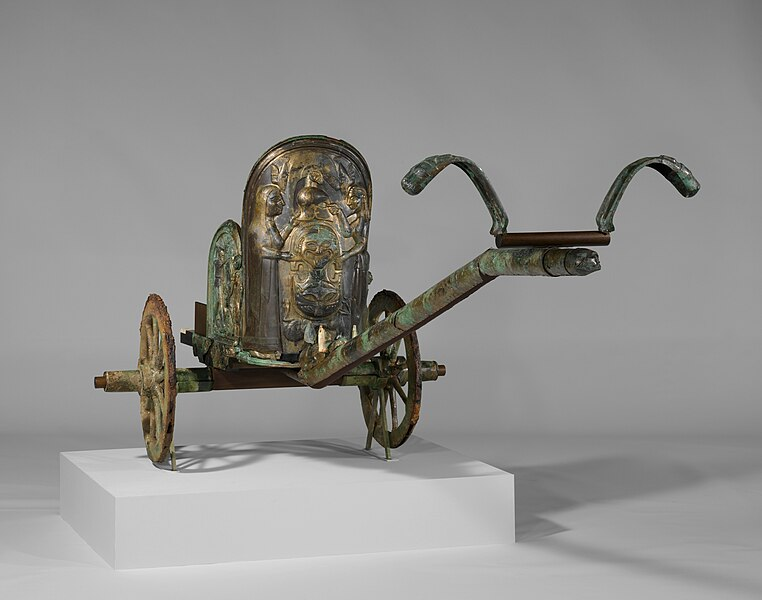Monteleone chariot - Etruscan - bronze inlaid with ivory dated circa 530 BC.png