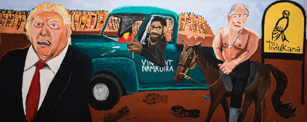 Vincent Namatjira. Welcome to Indulkana, 2018.jpeg