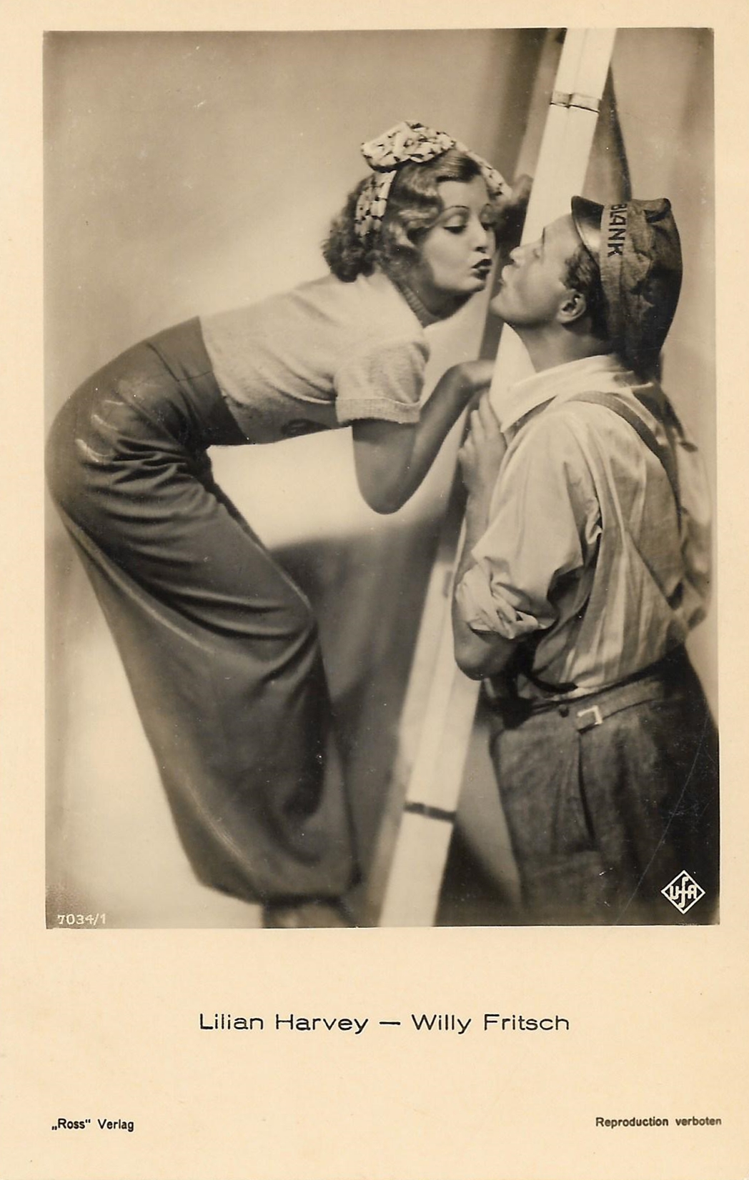 Lilian Harvey and Willy Fritsch in Ein blonder Traum (1932).jpg