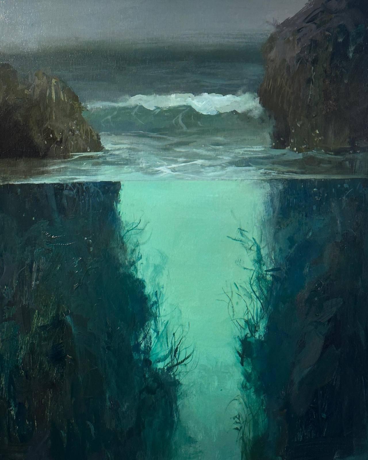 Jeremy Miranda, Tide Pool, Acrylic on panel, 2023.jpeg