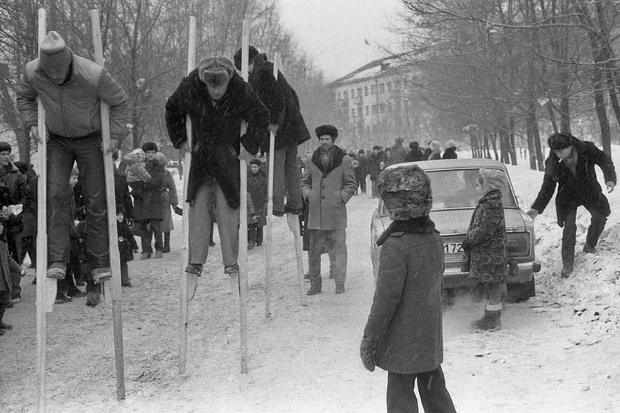 Праздник Масленицы у шахтеров, Новокузнецк, 1984.jpg