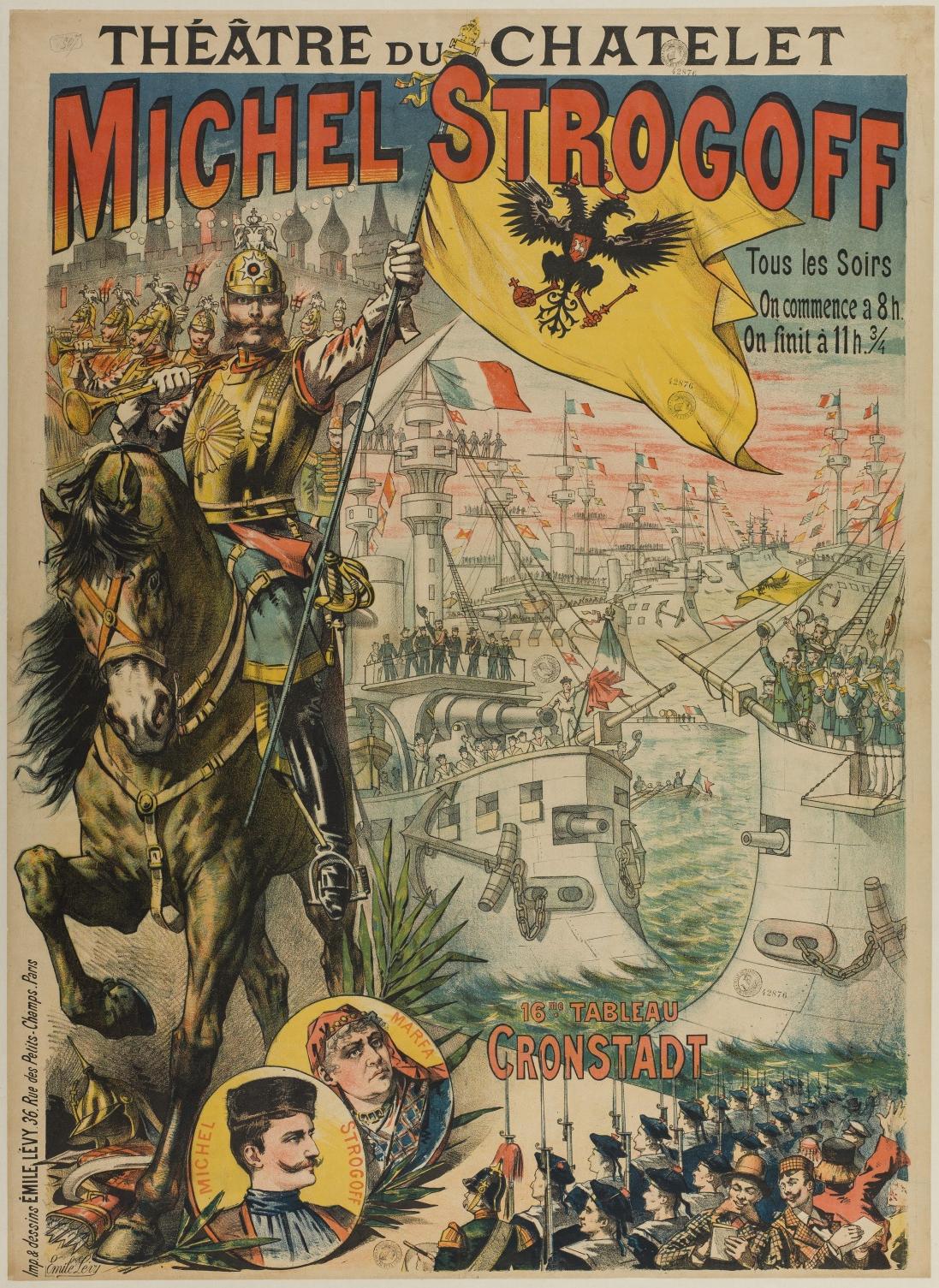 Michel Strogoff @ Théâtre du Châtelet. 16e tableau — Cronstadt. Par Emile Levy, 1890.jpg