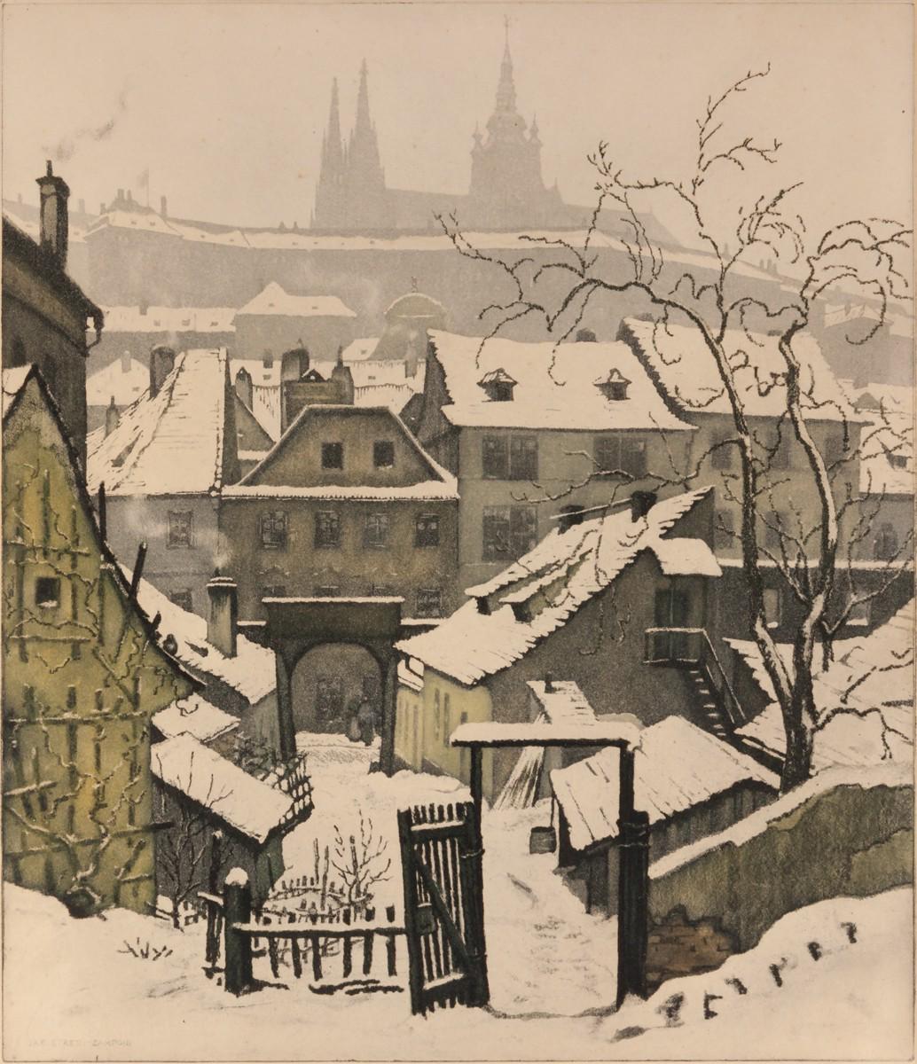 Jaromir Stretti-Zamponi - Prague under the snow (1948).jpeg