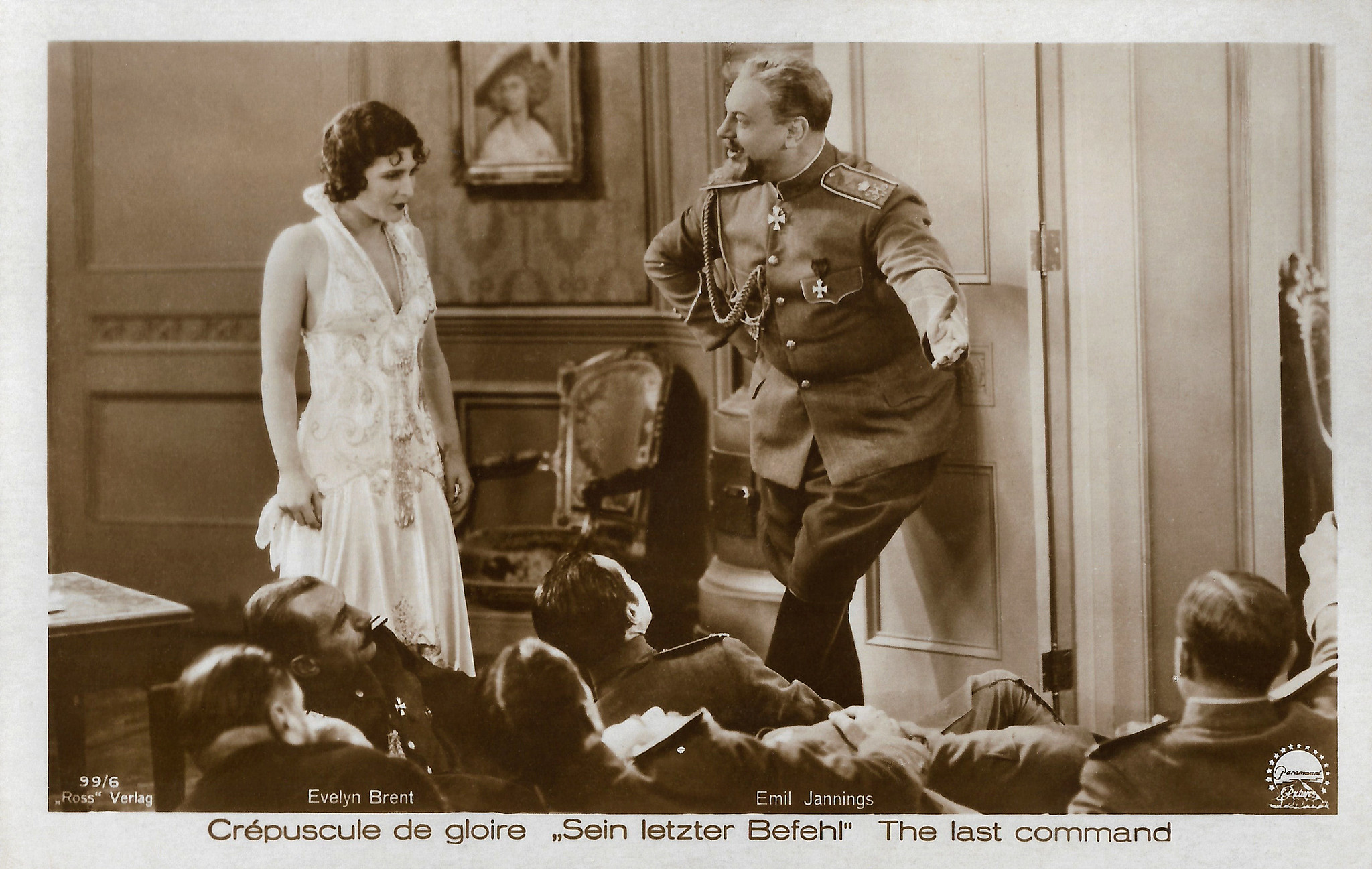 Evelyn Brent and Emil Jannings in The Last Command (Josef von Sternberg, 1928).jpg