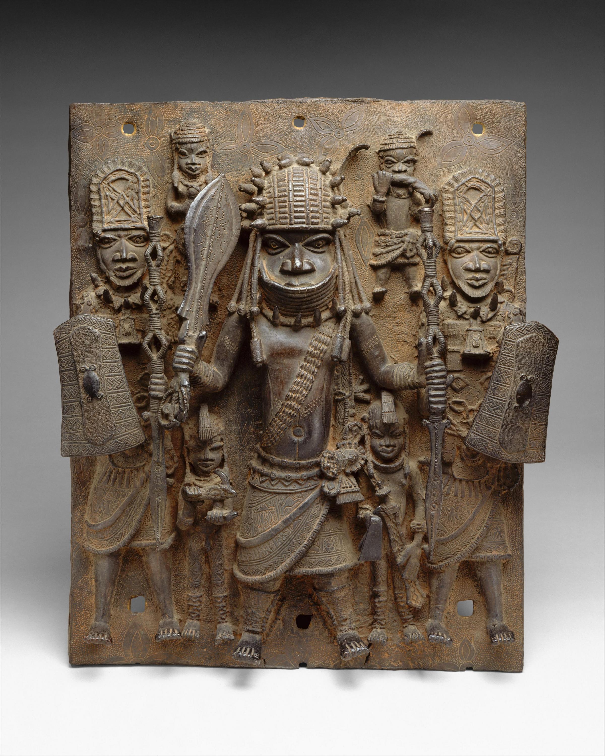 Warrior and Attendants (1500 AD - 1700 AD) - Nigeria.jpeg