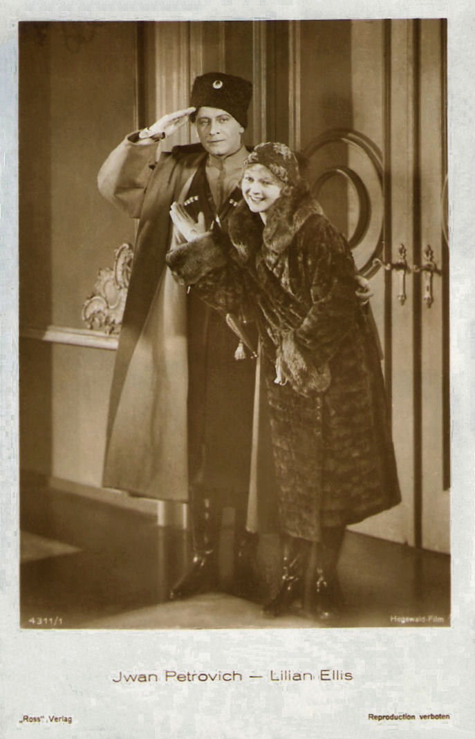 Lilian Ellis and Iván Petrovich in Der Leutnant Ihrer Majestät (1929).jpg