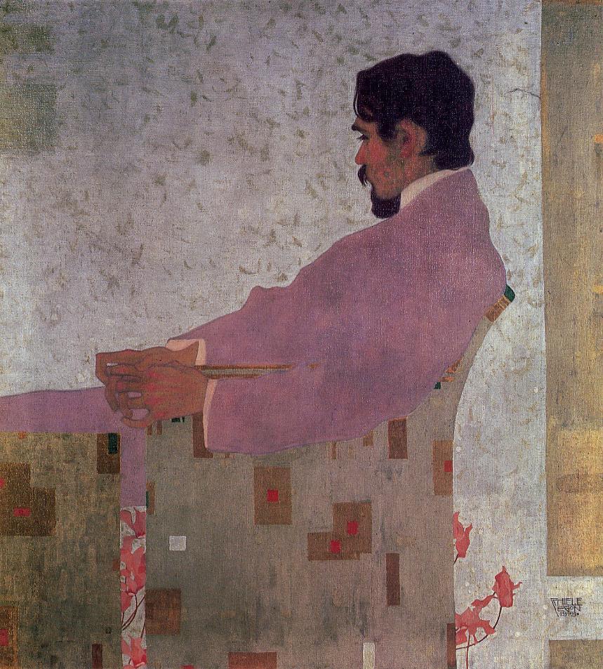 Egon Schiele, Portrait of the painter Anton Peschka, 1909.jpeg