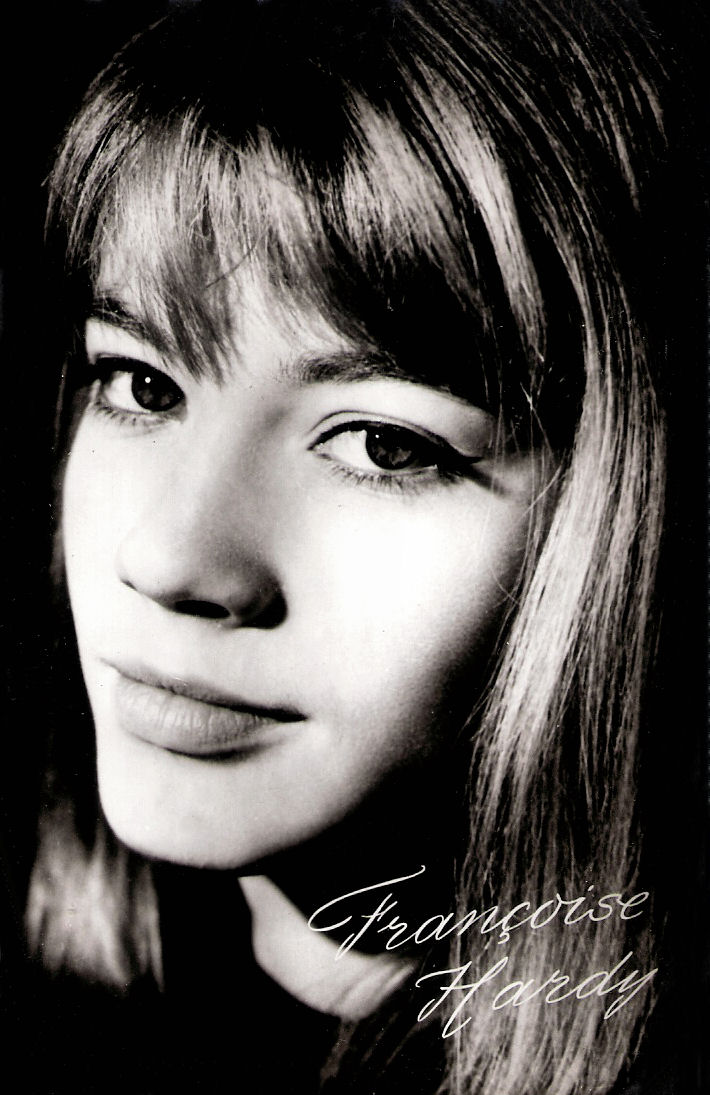 French singer, actress and astrologer Françoise Hardy (1944) was the original Yé-yé girl of the sixties with her trademark jeans and leather jacket.jpg