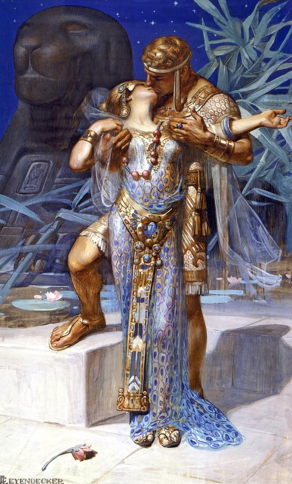 Cleopatra and Marc Antony, JC Leyendecker, 1902.jpeg
