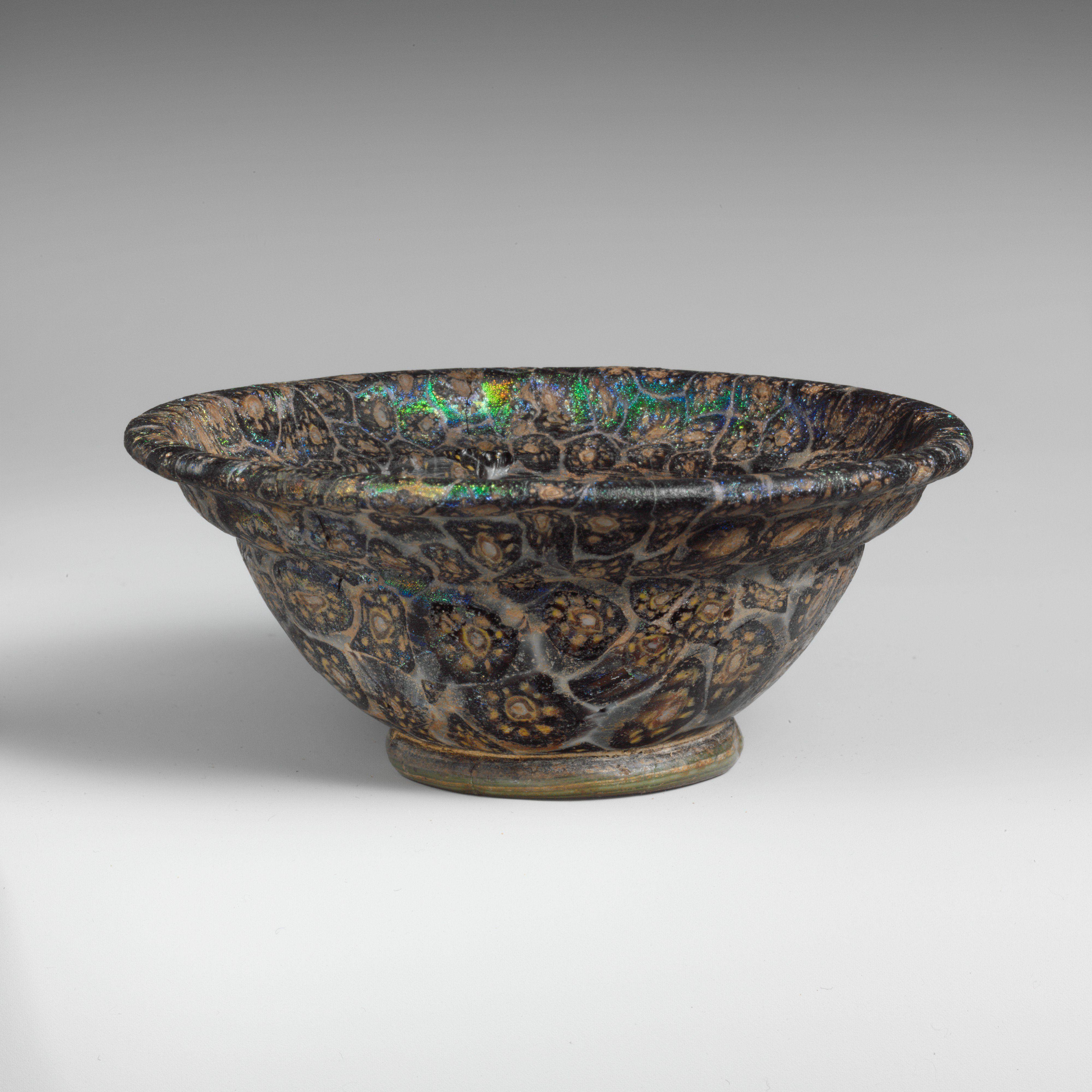 Ancient Roman glass mosaic bowl, late 1st century B.C.–early 1st century A.D..jpeg
