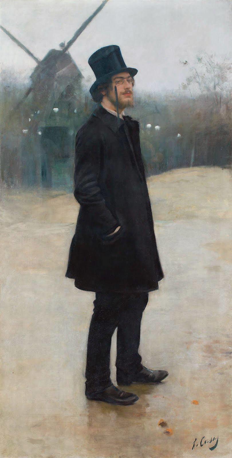 El Bohemio, Poet of Montmartre (1891), Ramon Casas.jpeg