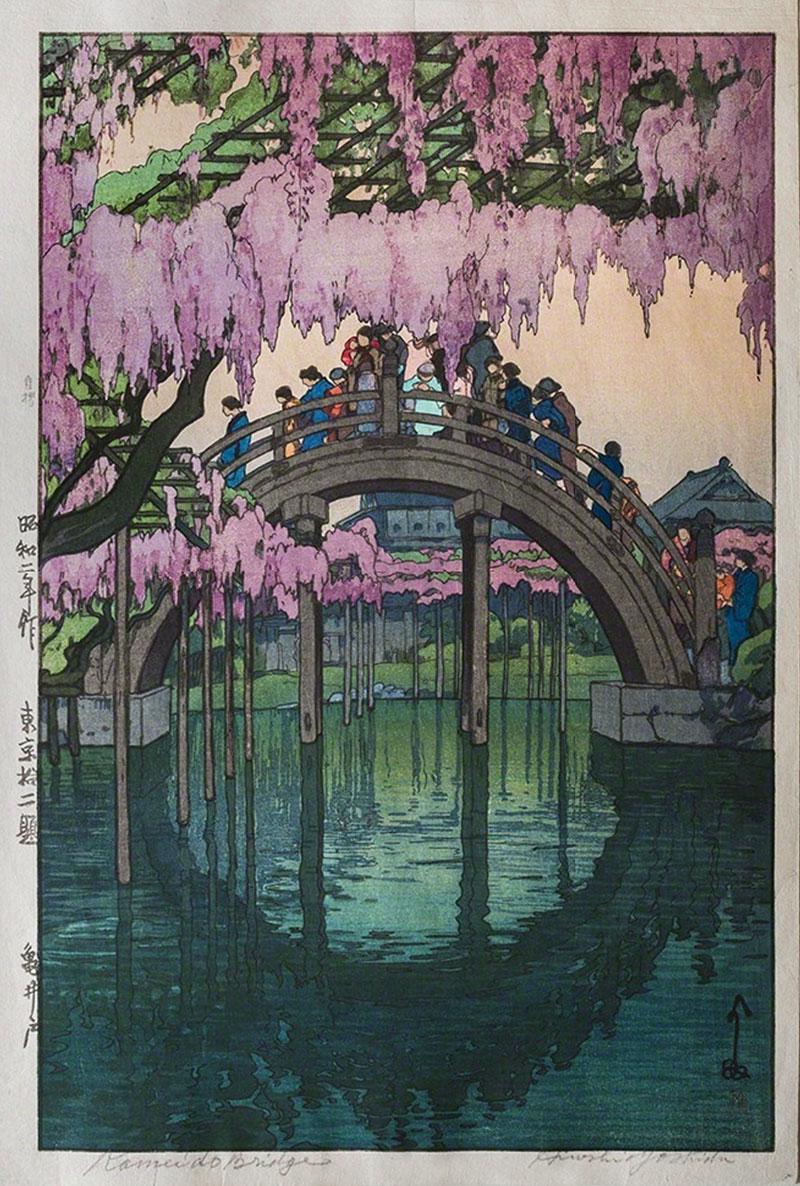 Hiroshi Yoshida - Kameido Bridge (1927).jpeg